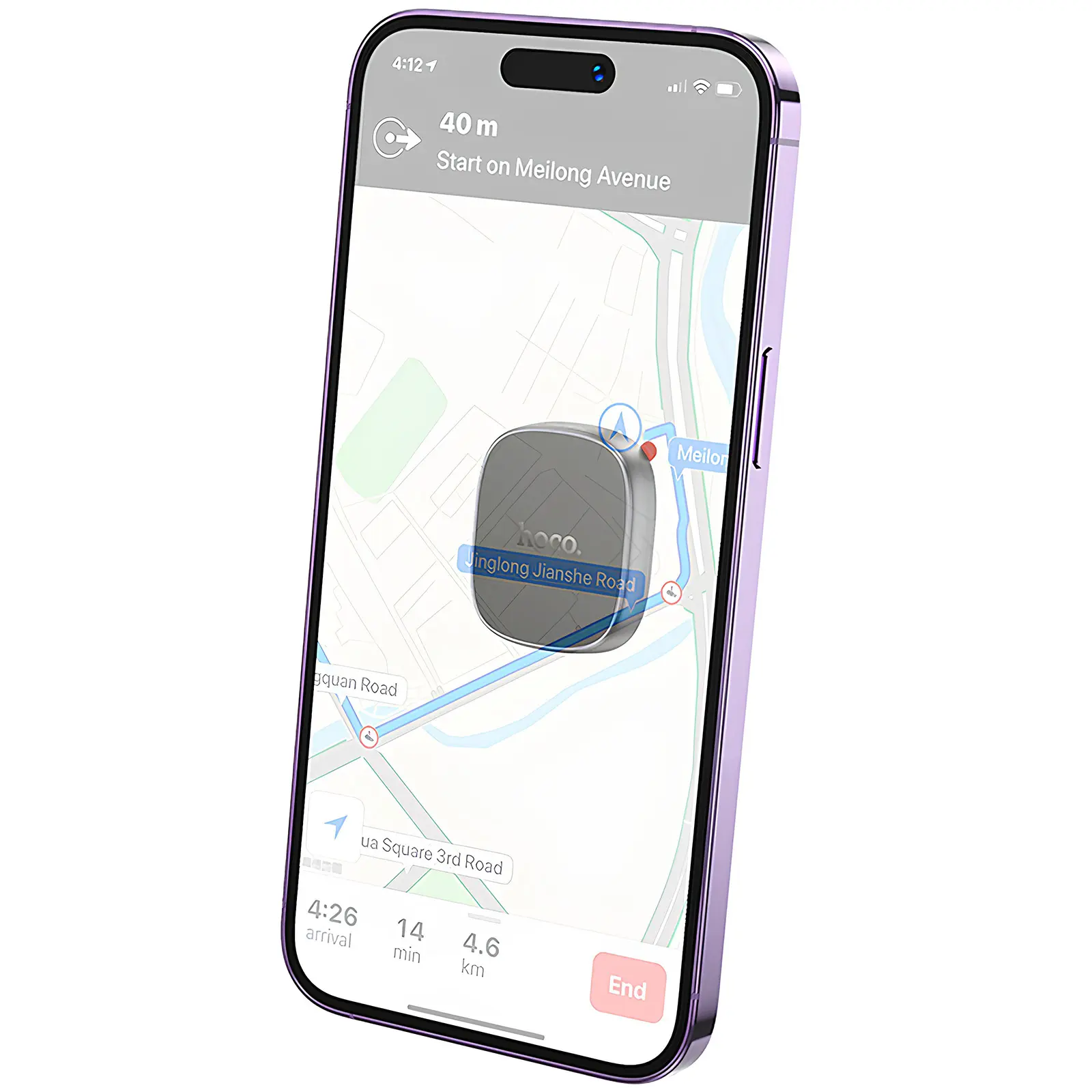 Автодержатель Hoco H52 Ultimate magnetic, Deep space gray 3, купить оптом с доставкой