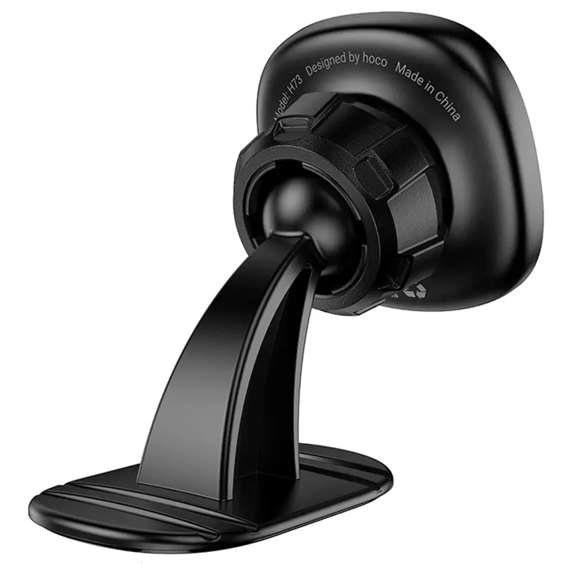 Автотримач Hoco H73 Crown magnetic (center console), Black / Metal gray 4, купити оптом з доставкою