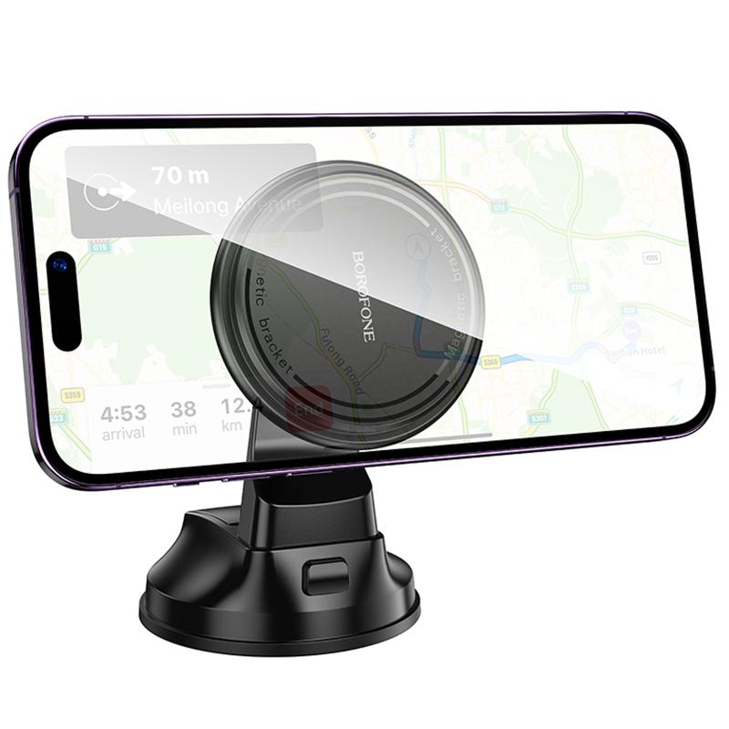 Автотримач Borofone BH136 Parker ring magnetic (center console) на малюнкі №4
