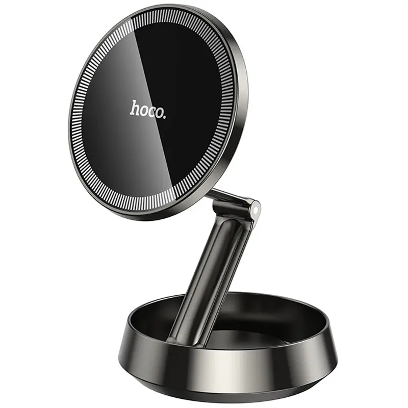 Автодержатель Hoco H83 Metal ring magnetic (center console), купить оптом с доставкой