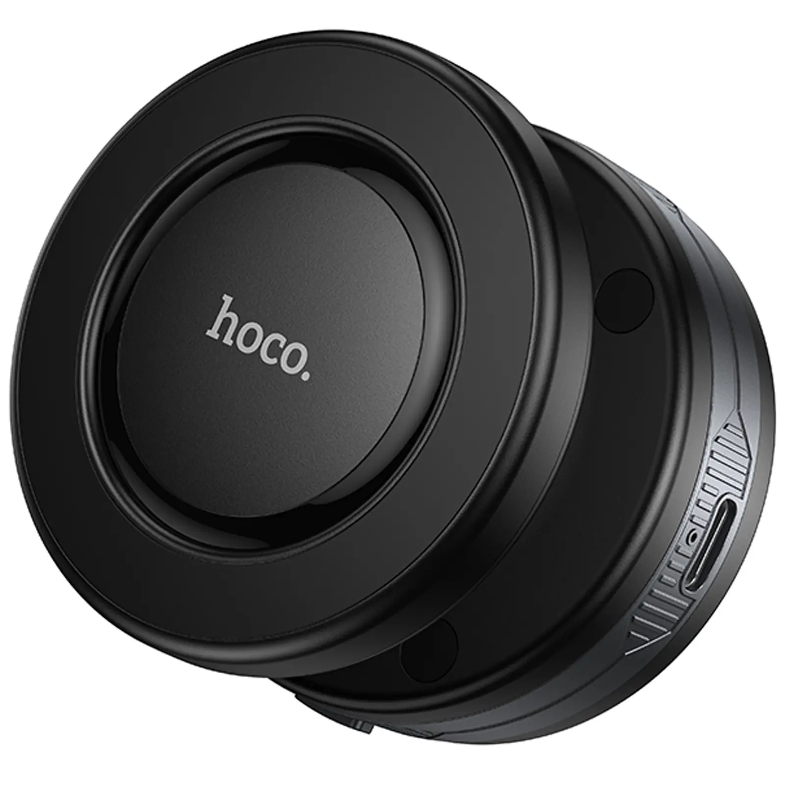 Автодержатель Hoco H87 Dragon electric suction cup magnetic (universal), Black / Metal gray 2, купить оптом с доставкой