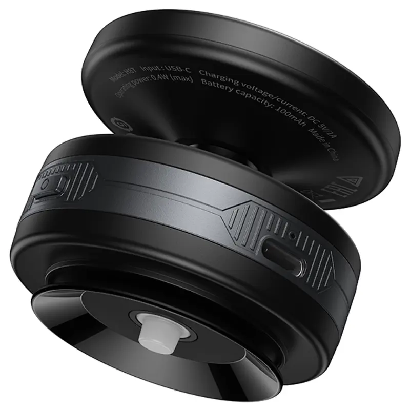Автодержатель Hoco H87 Dragon electric suction cup magnetic (universal), Black / Metal gray 3, купить оптом с доставкой