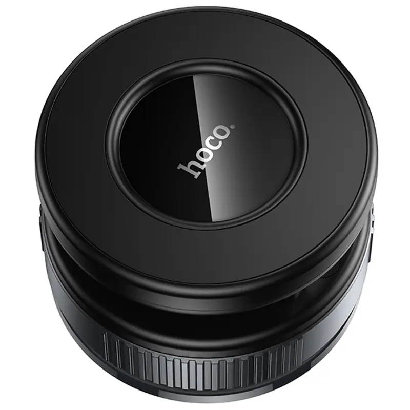 Автотримач Hoco H86 Dragon manual suction cup magnetic (universal), Black / Metal gray 2, купити оптом з доставкою