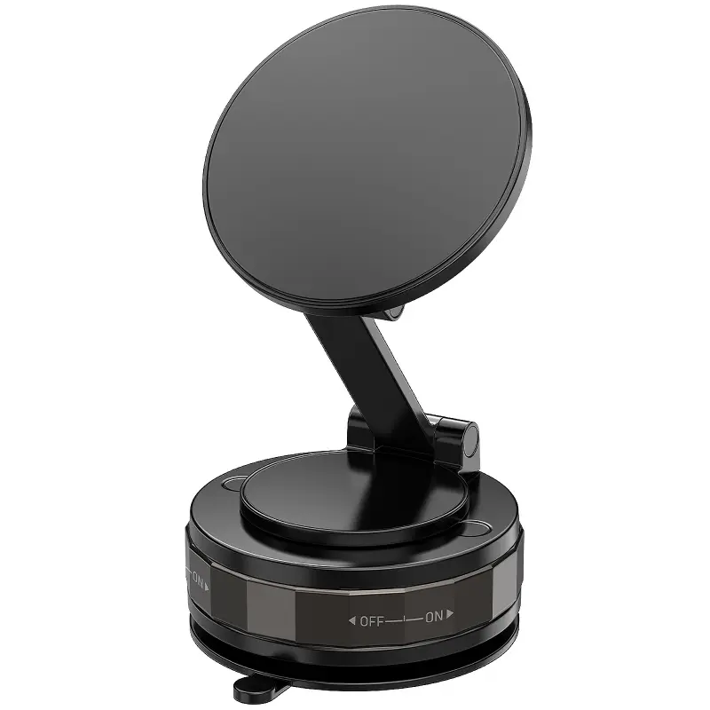 Автодержатель WIWU Wi-CH057 Holdex Magnetic Car Holder with Vacuum Mount, Black, купить оптом с доставкой