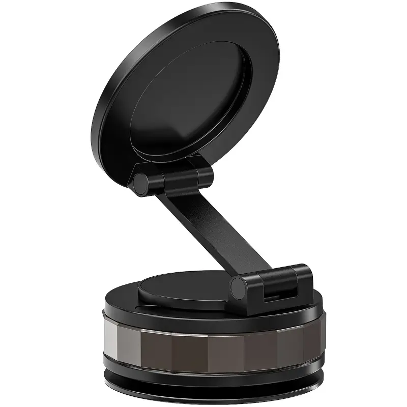 Автодержатель WIWU Wi-CH057 Holdex Magnetic Car Holder with Vacuum Mount, Black 2, купить оптом с доставкой