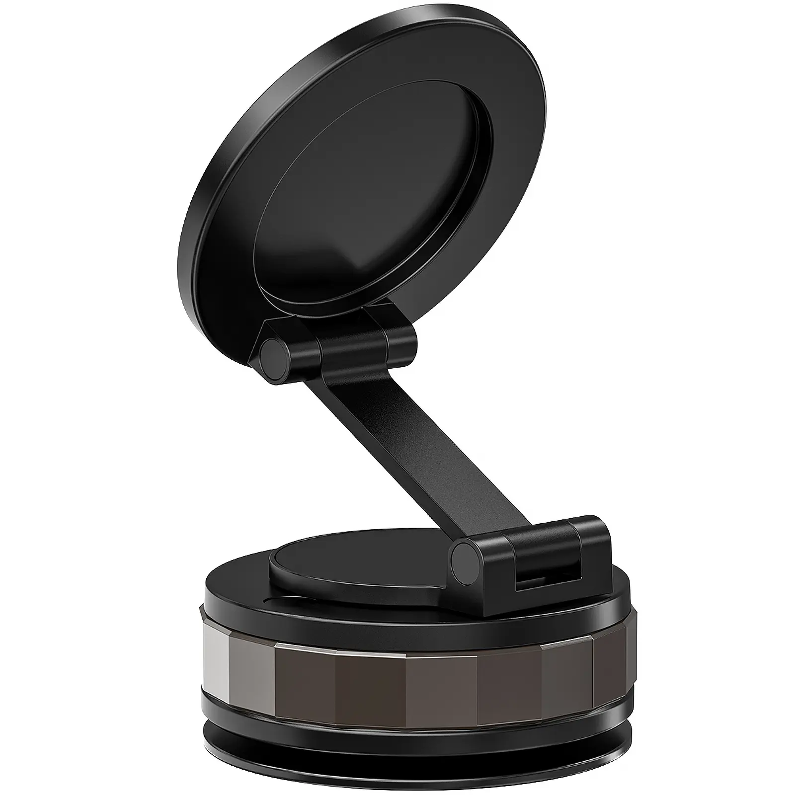 Автодержатель WIWU Wi-CH057 Holdex Magnetic Car Holder with Vacuum Mount, Black 2, купить оптом с доставкой