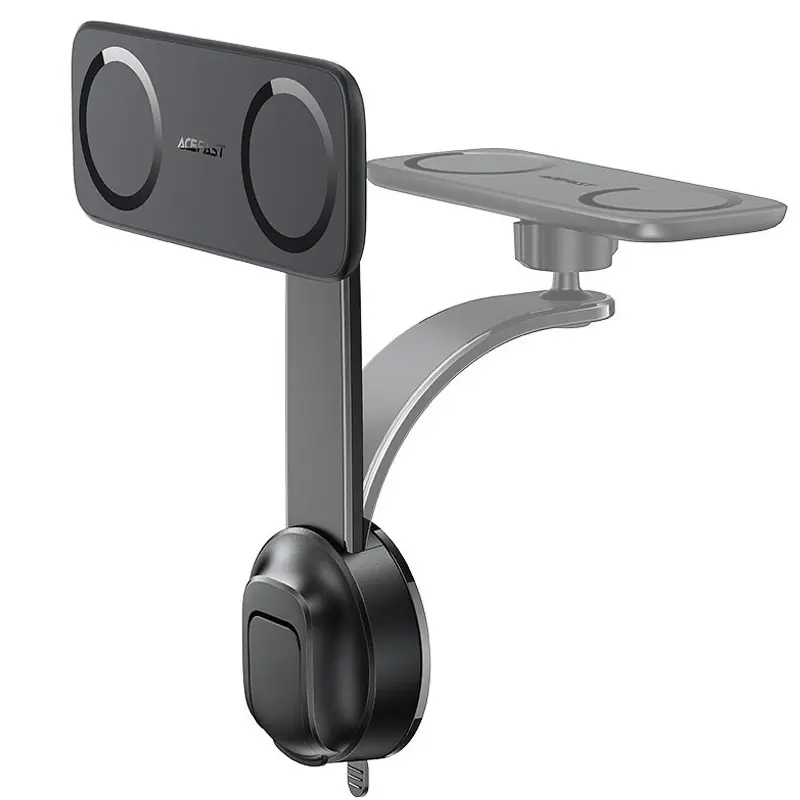 Автодержатель Acefast D60 Dual Mount, Black 1, купить оптом с доставкой