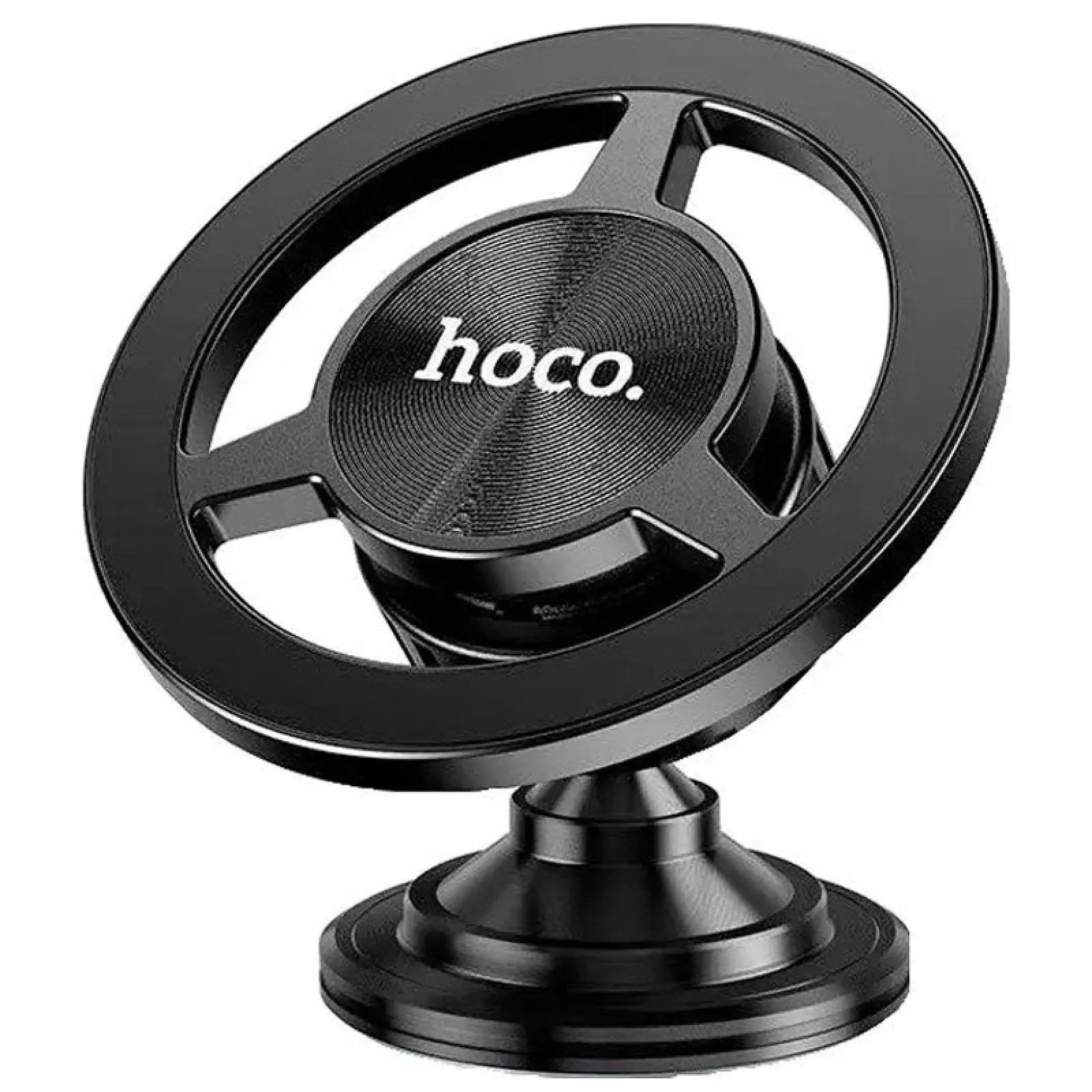 Автодержатель Hoco DCA46 Mini magnetic (center console), Black, купить оптом с доставкой