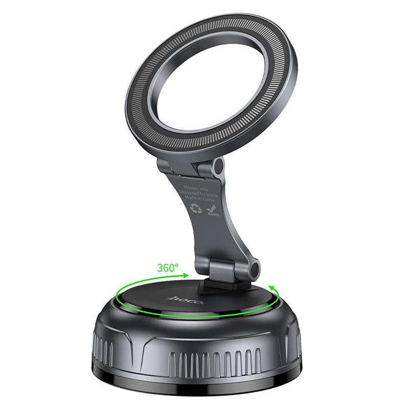Автодержатель Hoco H92 High vacuum suction cup magnetic (universal) на картинке №2
