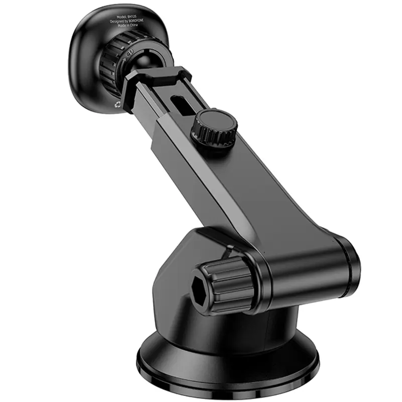 Автодержатель Borofone BH125 Roman magnetic (center console), Black / Red 2, купить оптом с доставкой