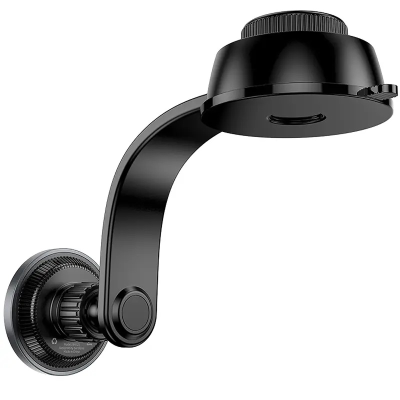 Автодержатель Borofone BH123 Profit magnetic (center console), Black / Metal gray 3, купить оптом с доставкой