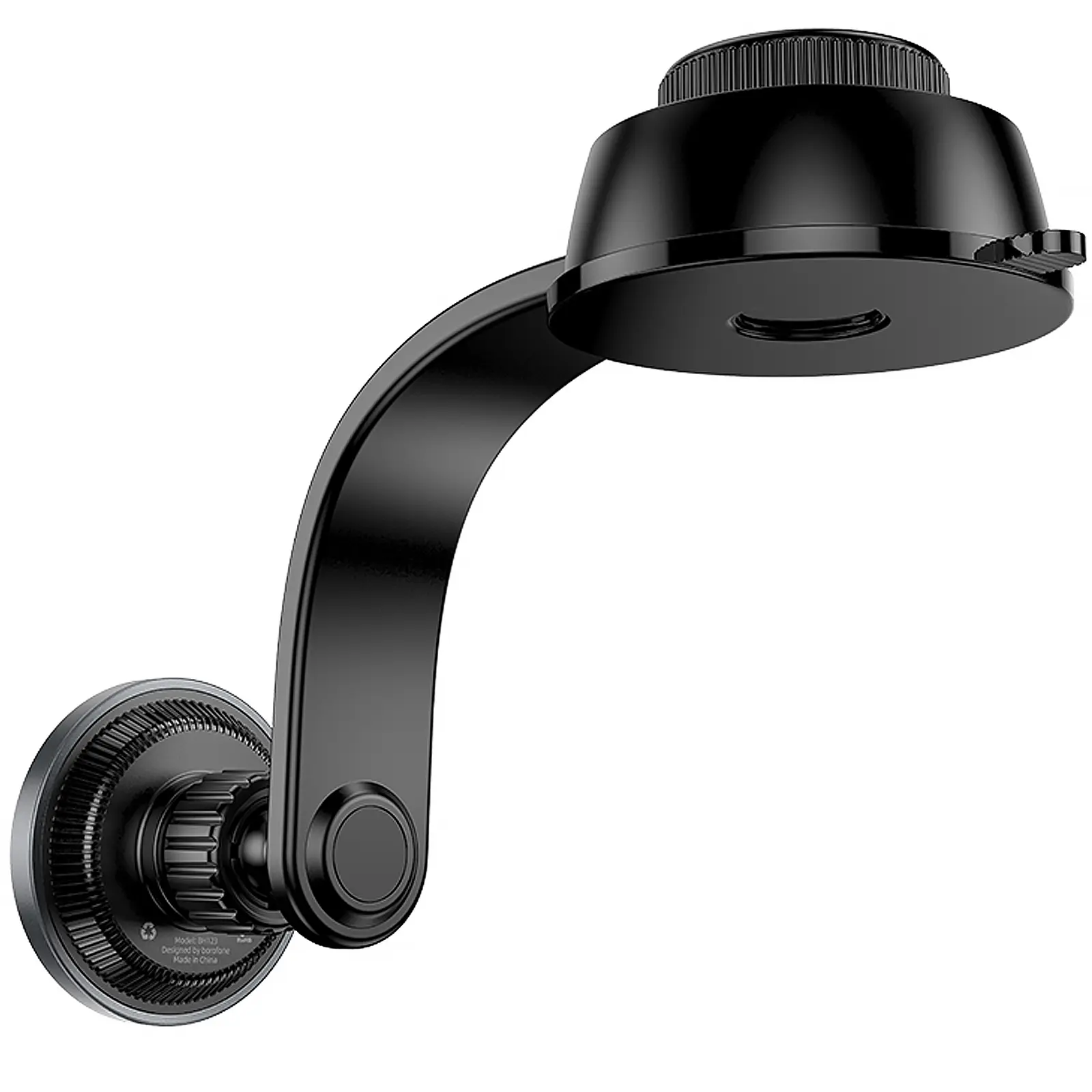 Автодержатель Borofone BH123 Profit magnetic (center console), Black / Metal gray 3, купить оптом с доставкой