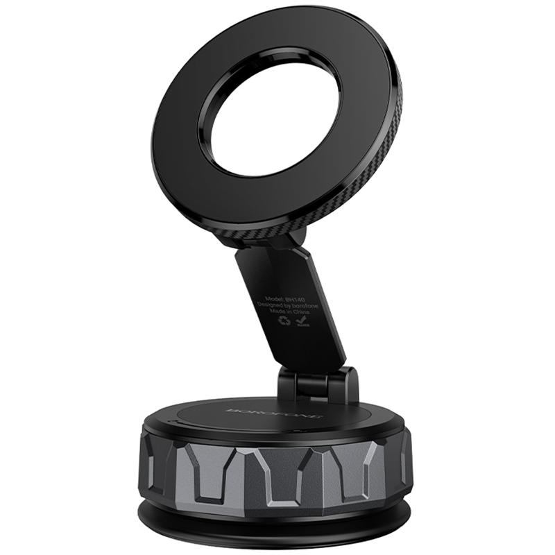 Автотримач Borofone BH140 Gloria Vacuum Suction Magnetic (center console) на малюнкі №1
