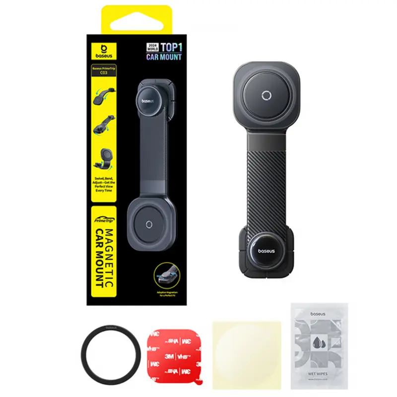 Автодержатель Baseus PrimeTrip C03 Magnetic (C00136), Cosmic Black 4, купить оптом с доставкой