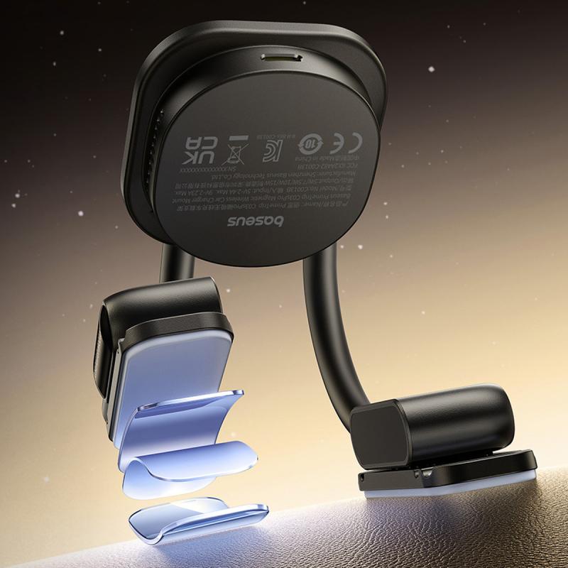 Автотримач з БЗП Baseus PrimeTrip C03s Pro Magnetic Wireless Charging (C0013B) на малюнкі №4
