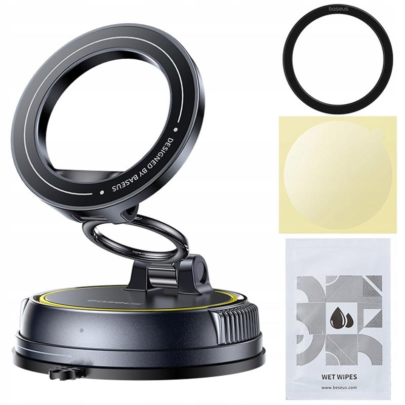 Автодержатель Baseus VC2 Flex Vacuum Suction Magnetic (C00138) на картинке №2