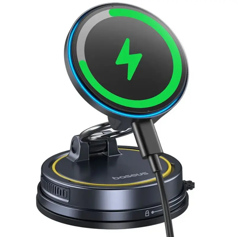 Автотримач з БЗП Baseus PrimeTrip VC2 Flex Pro Magnetic Wireless Charging (C0013F), купити оптом з доставкою