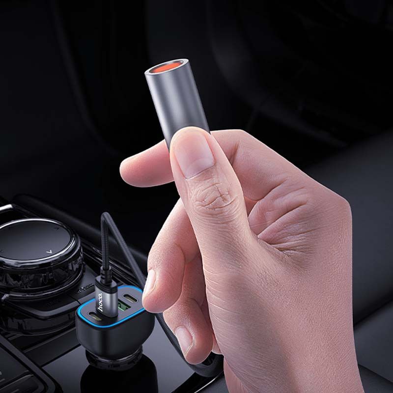 Портативный прикуриватель зажигалка Hoco UA30 USB на картинке №4