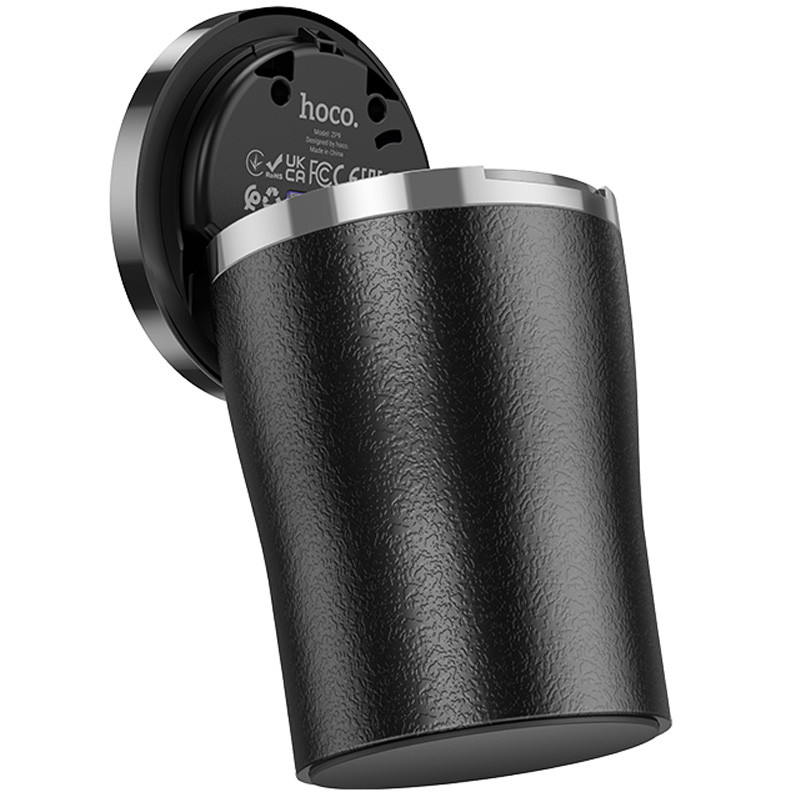 Автомобільна попільничка Hoco ZP9 Solar з крышкой на малюнкі №6