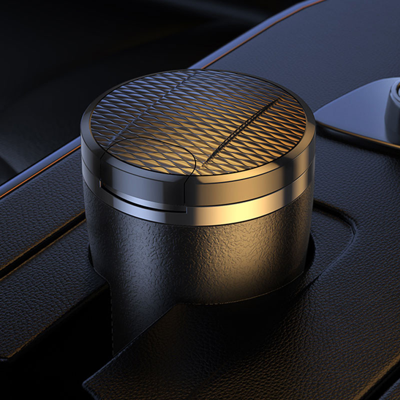 Автомобільна попільничка Hoco ZP9 Solar з крышкой на малюнкі №8