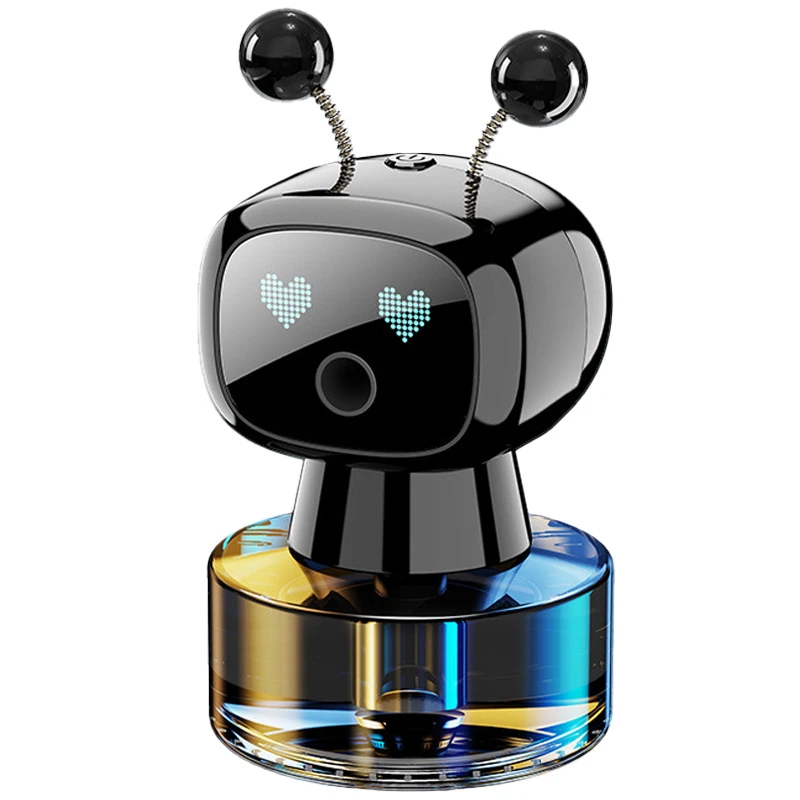 Ароматизатор/освіжувач повітря у машину Smart Robot in Love, Black, купити оптом з доставкою