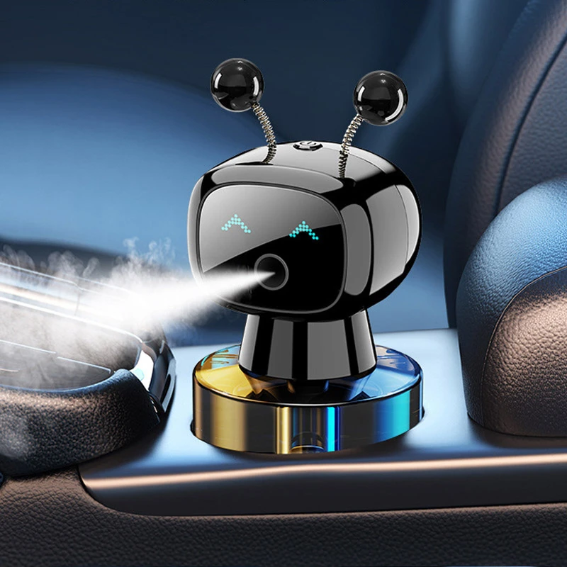 Ароматизатор/освіжувач повітря у машину Smart Robot in Love, Black 1, купити оптом з доставкою