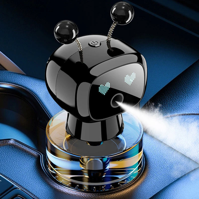 Ароматизатор/освіжувач повітря у машину Smart Robot in Love, Black 2, купити оптом з доставкою