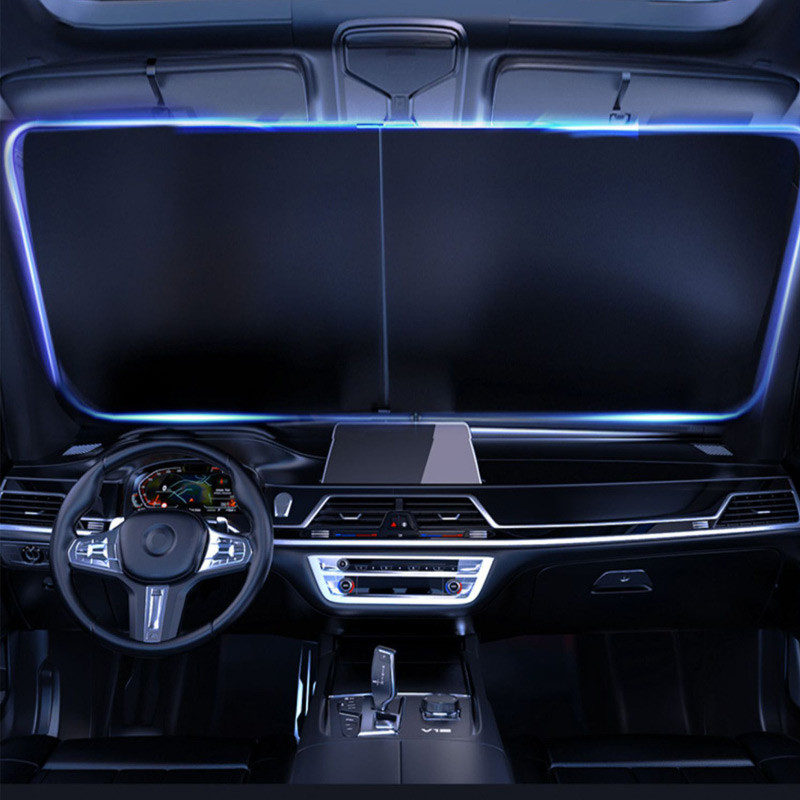 Сонцезахисна шторка на лобове скло (комплект из 2 шт) (1.35x0.7m) на малюнкі №3