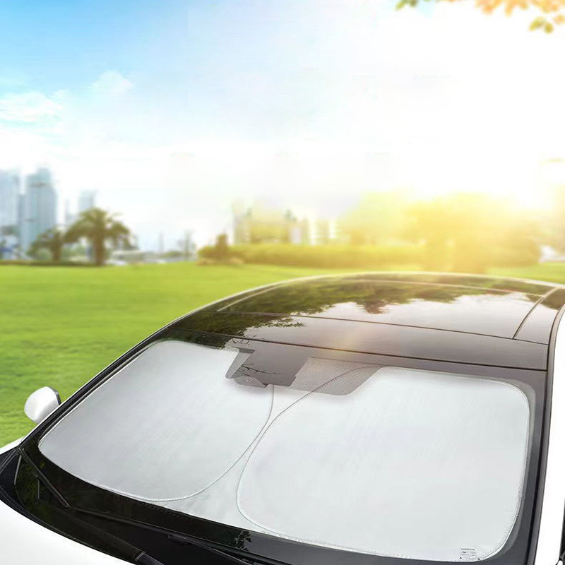 Портативний сонцезахисний автомобільний козирок на лобове скло (1.40x0.70m) на малюнкі №2