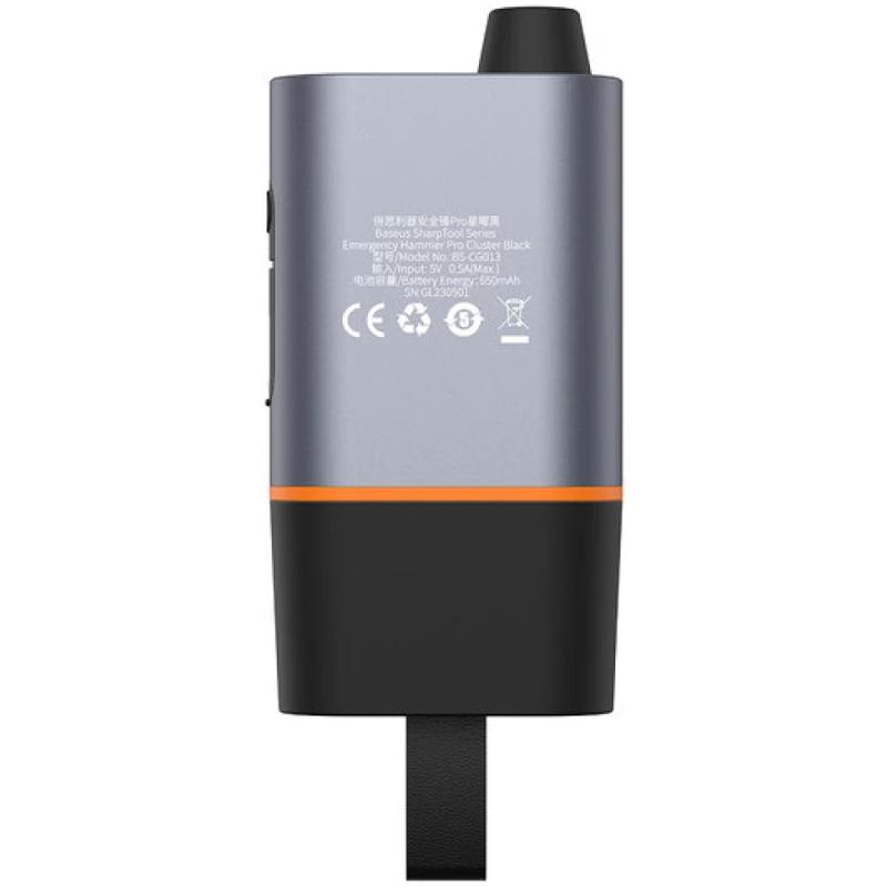 Автомобільний рятувальний молоток Baseus SharpTool Series Emergency Hammer Pro (C10934401111-00) на малюнкі №2