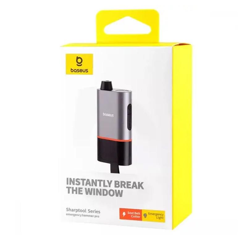 Автомобільний рятувальний молоток Baseus SharpTool Series Emergency Hammer Pro (C10934401111-00) на малюнкі №6