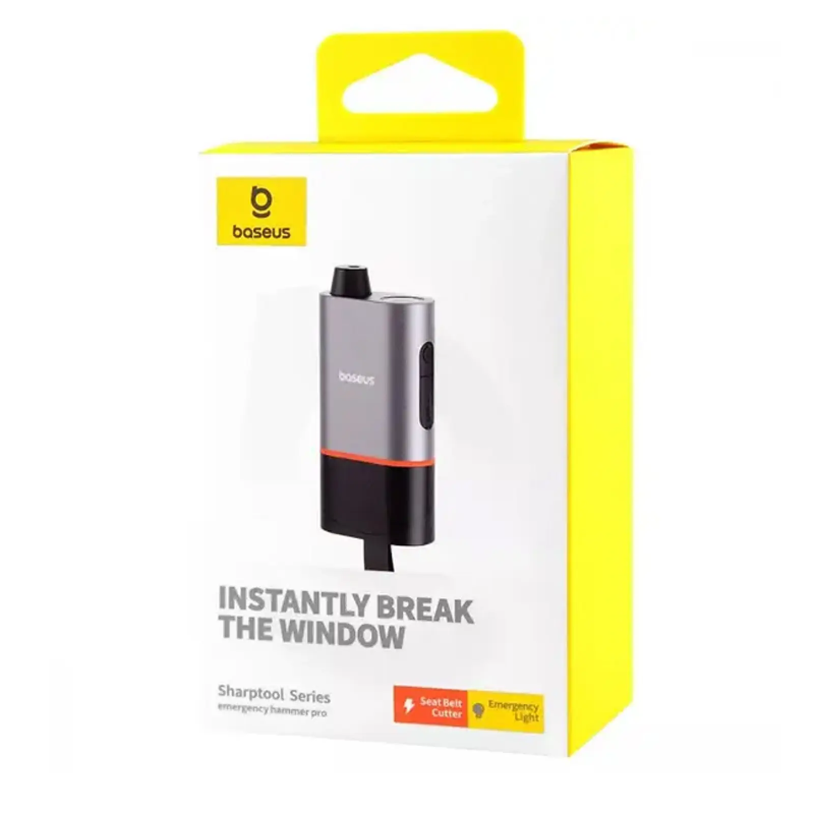 Автомобильный спасательный молоток Baseus SharpTool Series Emergency Hammer Pro (C10934401111-00), Black 5, купить оптом с доставкой