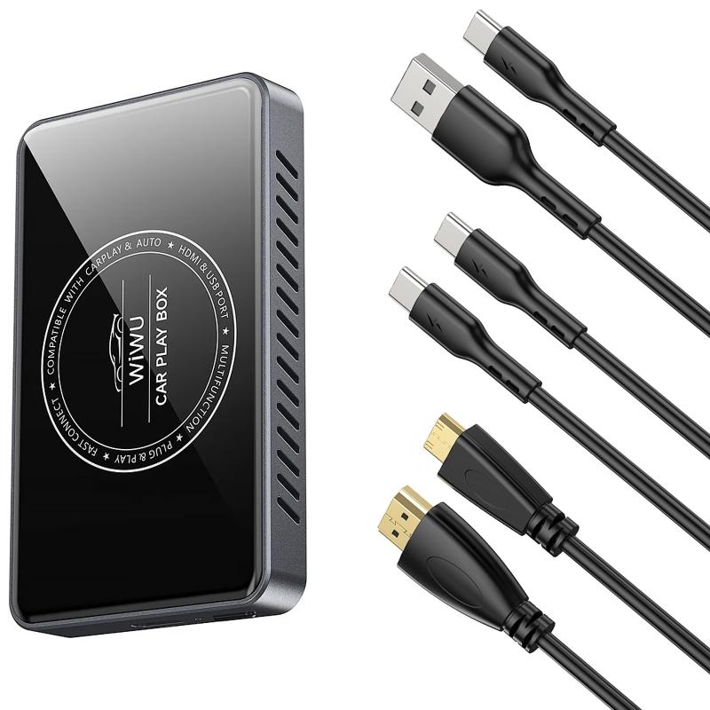 Адаптер WIWU Wi-CP004 Play box car wireless CarPlay (iOS + Android) на картинке №1