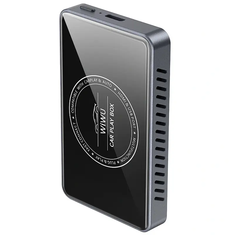 Адаптер WIWU Wi-CP004 Play box car wireless CarPlay (iOS + Android), Black 1, купить оптом с доставкой