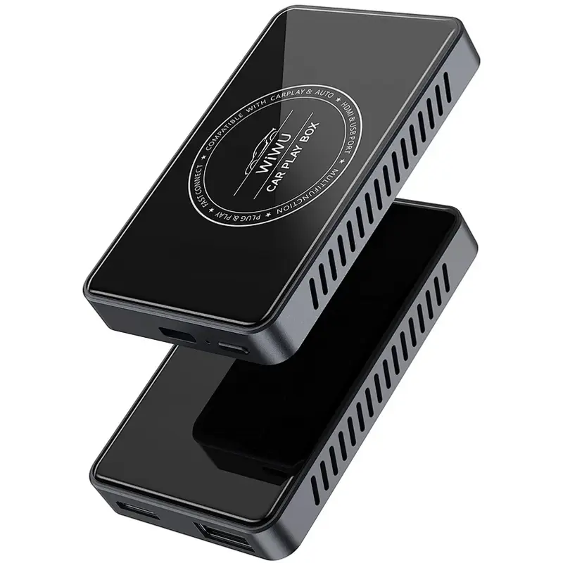 Адаптер WIWU Wi-CP004 Play box car wireless CarPlay (iOS + Android), Black 2, купить оптом с доставкой