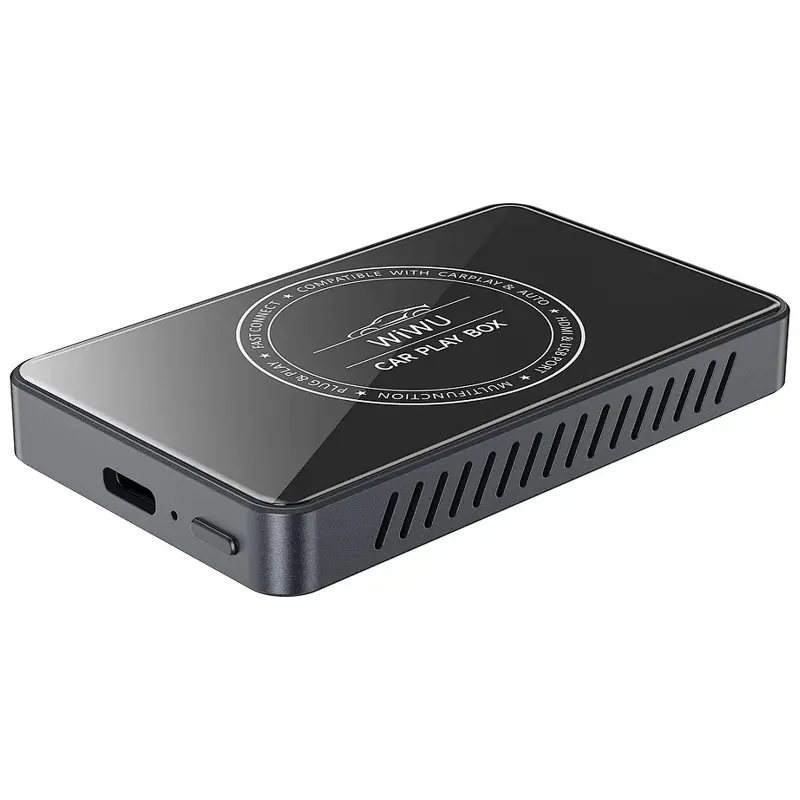 Адаптер WIWU Wi-CP004 Play box car wireless CarPlay (iOS + Android), Black 3, купить оптом с доставкой