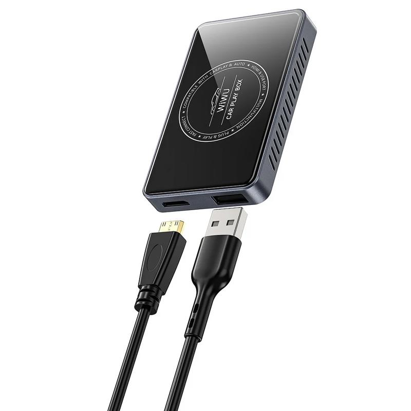 Адаптер WIWU Wi-CP004 Play box car wireless CarPlay (iOS + Android) на картинке №5
