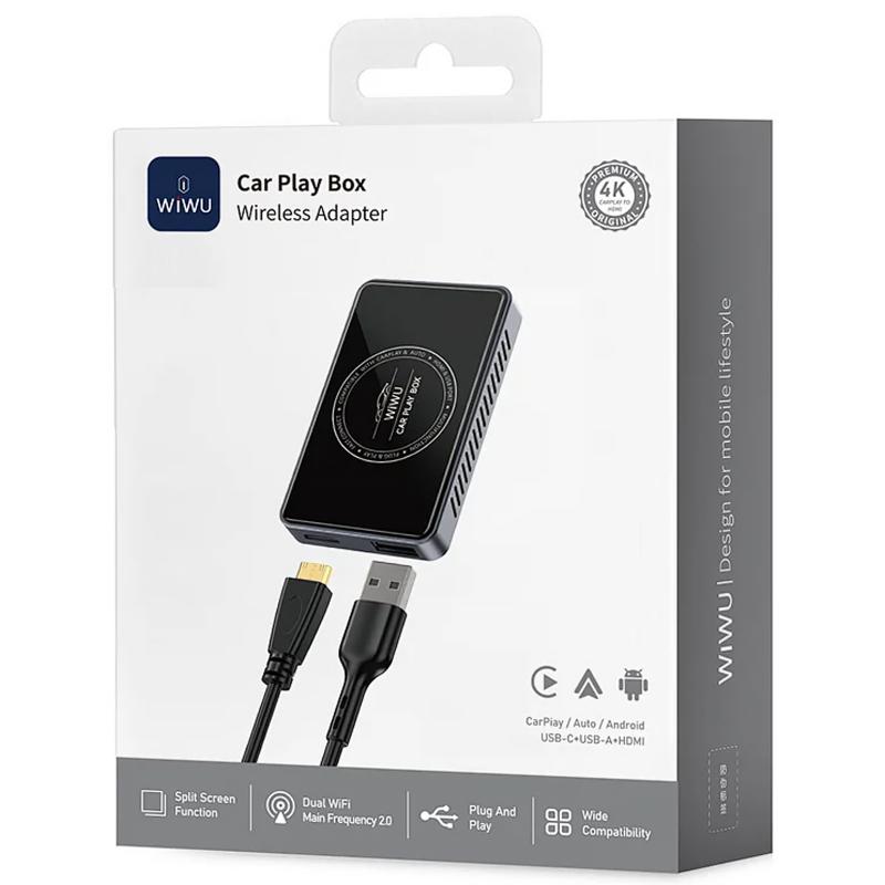 Адаптер WIWU Wi-CP004 Play box car wireless CarPlay (iOS + Android) на картинке №6