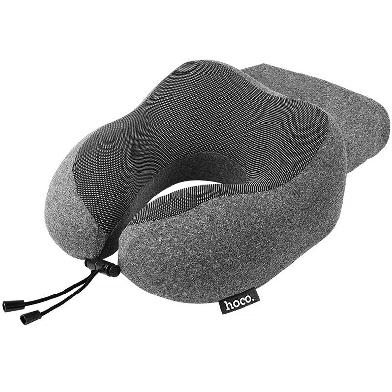 Подушка Hoco HX70 Neck Fitting memory foam на малюнкі №1