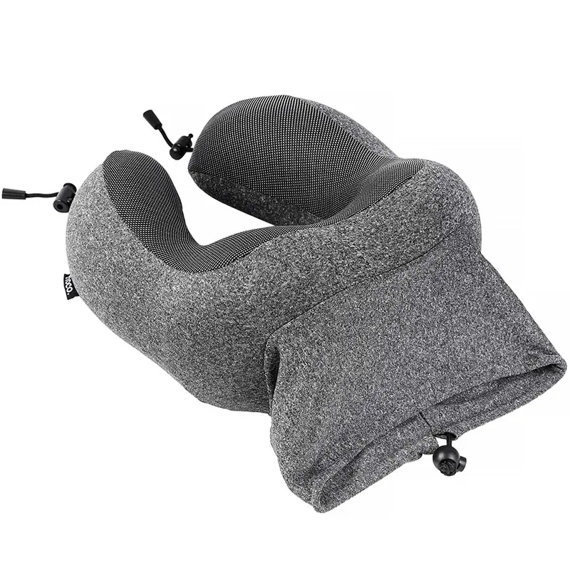 Подушка Hoco HX70 Neck Fitting memory foam, Black 2, купить оптом с доставкой
