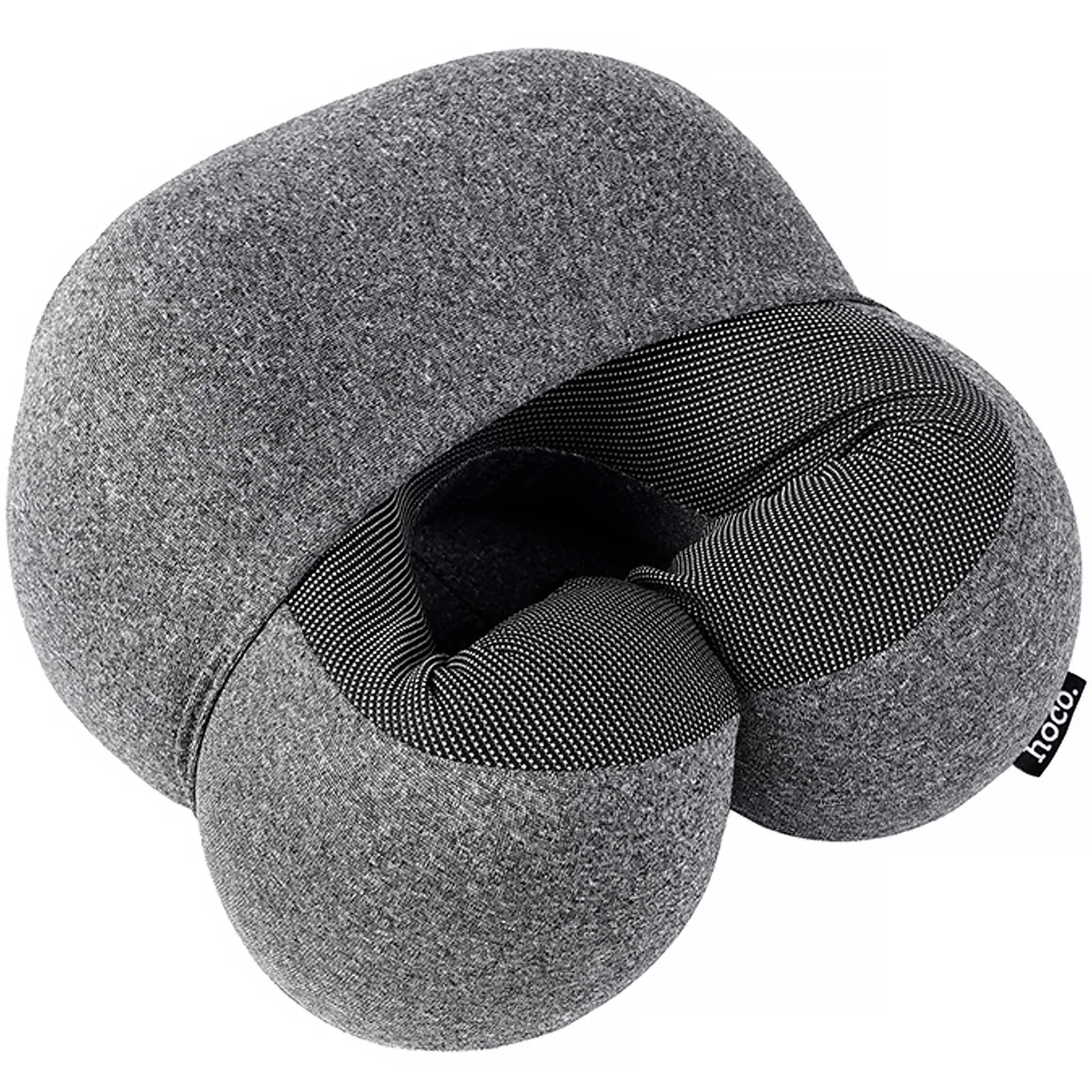 Подушка Hoco HX70 Neck Fitting memory foam, Black 3, купить оптом с доставкой