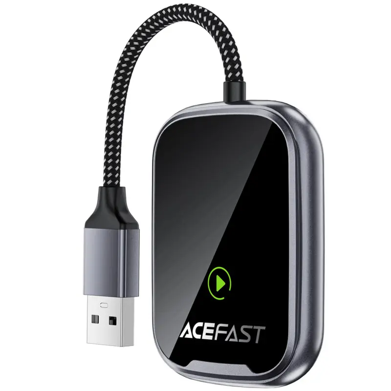 Адаптер Acefast QC1 car wireless CarPlay/Android Auto, купити оптом з доставкою