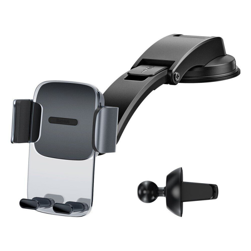 Автотримач Baseus Easy Control Clamp Car Mount Holder (A Set) (SUYK000001) дивитися фото №1