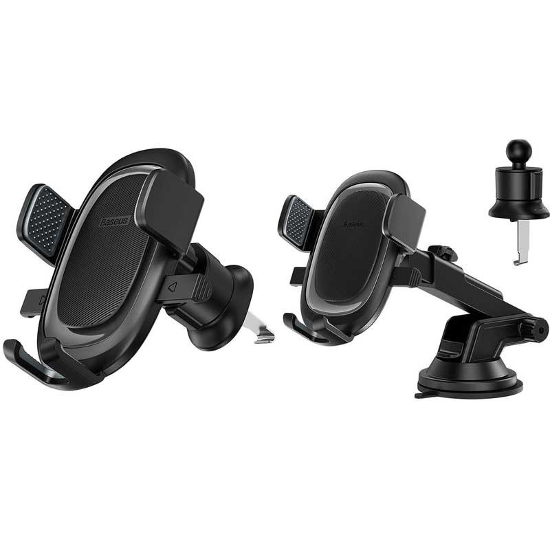 Автотримач Baseus UltraControl Pro Series Clamp-Type (C40351600113-0) Зображення №1 Автотримач Baseus UltraControl Pro Series Clamp-Type (C40351600113-0) дивитися фото №1