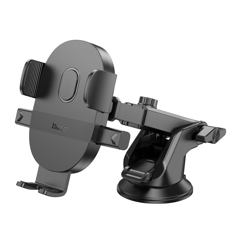 Автотримач Hoco H19 Mighty one-button (center console) на малюнкі №1