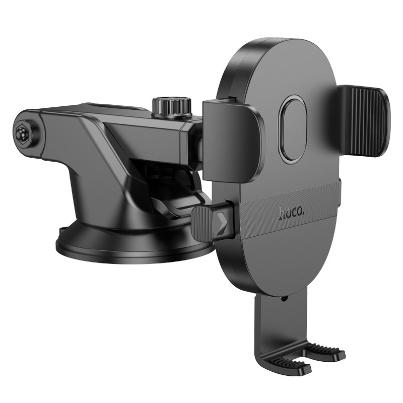 Автотримач Hoco H19 Mighty one-button (center console) на малюнкі №3