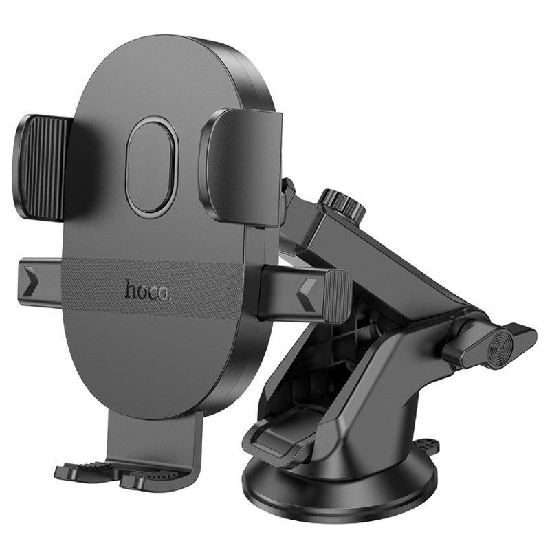 Автотримач Hoco H19 Mighty one-button (center console) на малюнкі №5