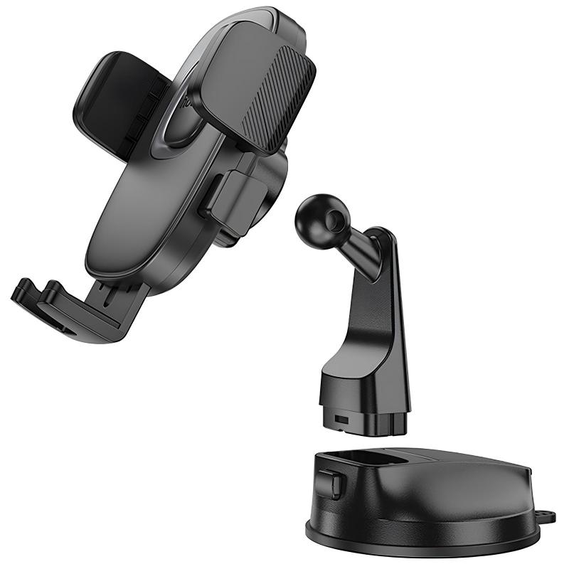 Автотримач Hoco H76 Crown one-button (center console) на малюнкі №3