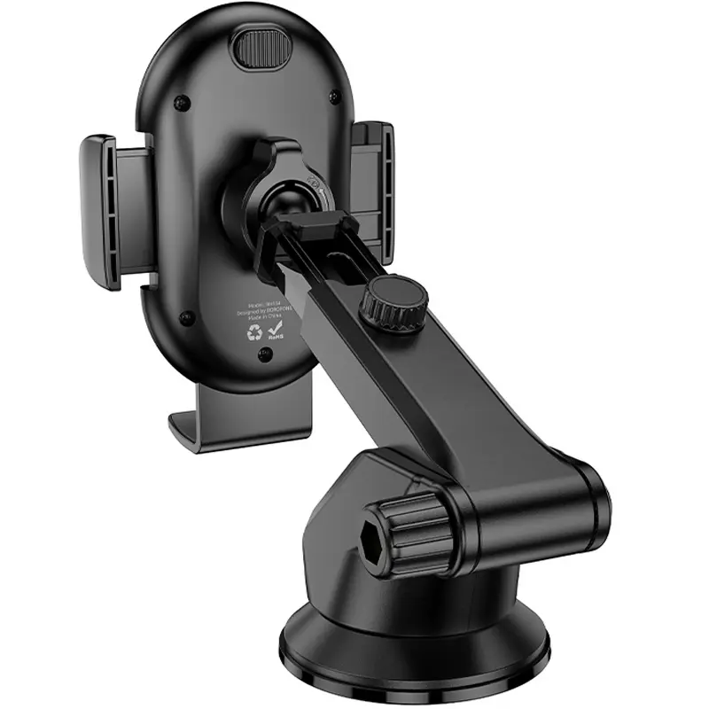 Автодержатель Borofone BH134 Rio push-type (center console), Black 1, купить оптом с доставкой