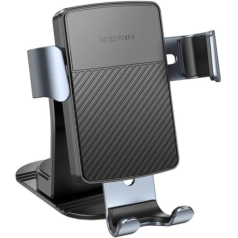 Автотримач Borofone BH119 Refined (center console), Black / Metal gray 3, купити оптом з доставкою